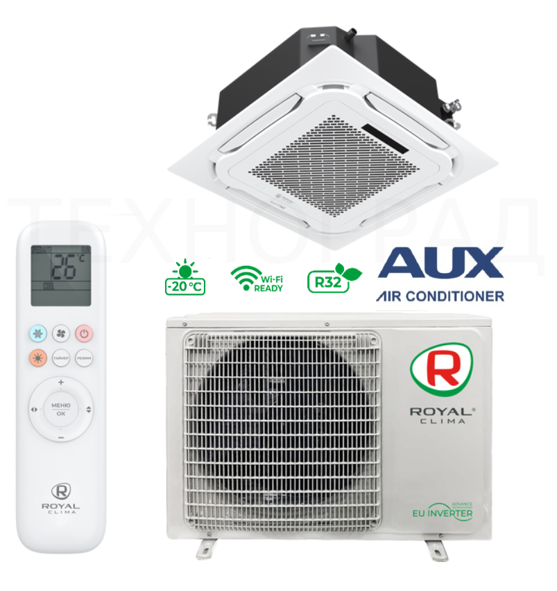Кассетная сплит-система Royal Clima CO-4C 36HNDI